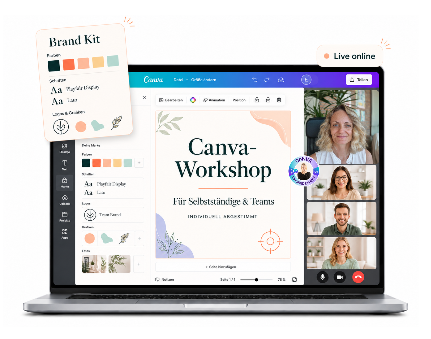 Canva Workshop für Selbstständige & Unternehmen